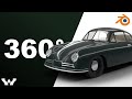 Porsche 356/2 Coupe 1948 3d model