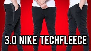 nike tech fleece jogger pants black