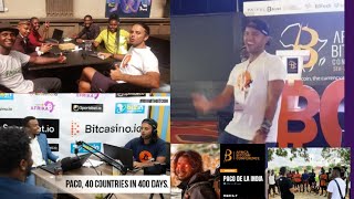 Meet Paco de la India, the man traveling the world with Free Bitcoin #bitcoin #crypto #africa #free