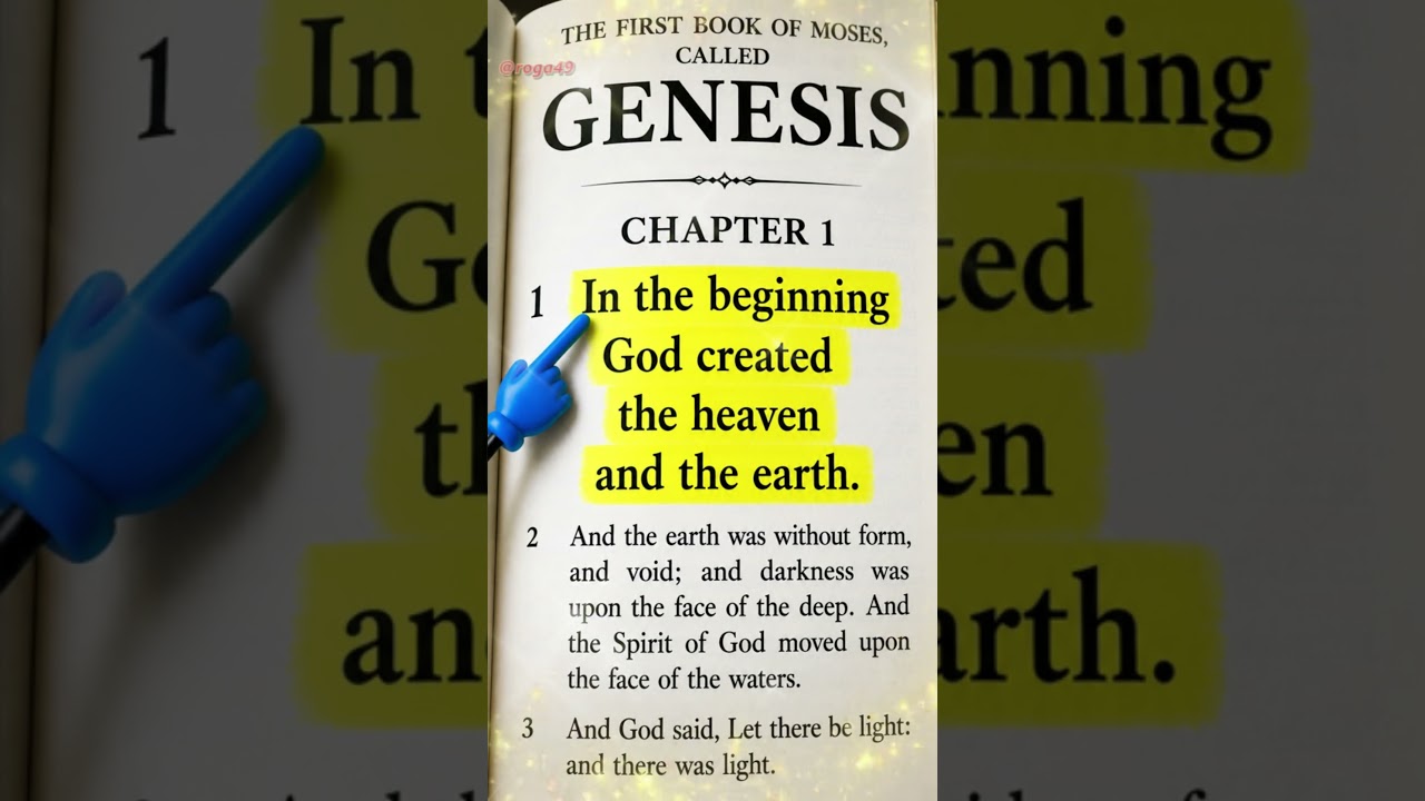 Genesis 1 Breakdown: From Void to Light #BibleStudy #KJV