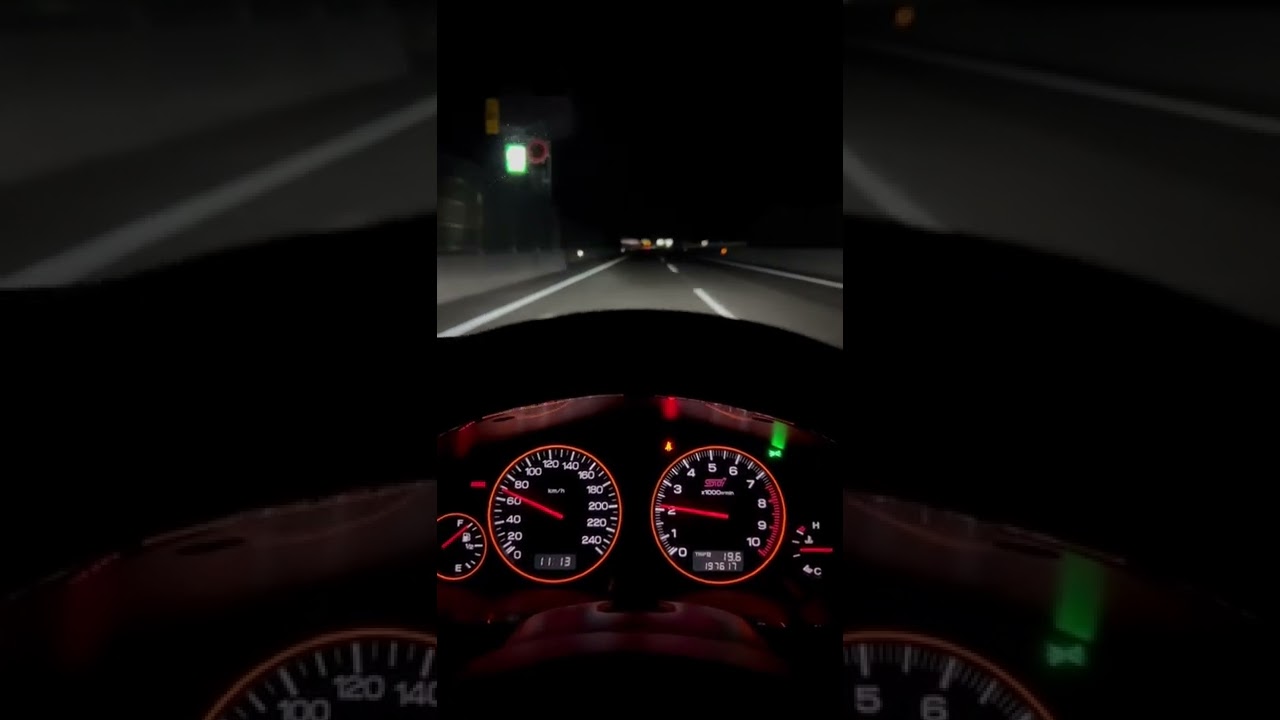 スバルレガシィB4 RSK BE5 エンジンブローの瞬間