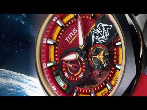 Solvil et Titus x Mobile Suit Gundam Sazabi Limited Edition Automatic Watch W06-03328-002