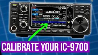 Icom Ic-9700 Frequency Reference Calibration Tutorial