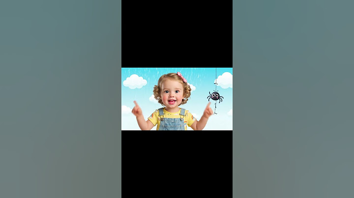 Non Stimulating Rhymes -Toddler singing’Itsy Bitsy Spider’ #baby #rhymes for kids #toddlers