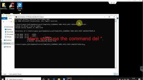 How to delete the 0 byte file in window 10
