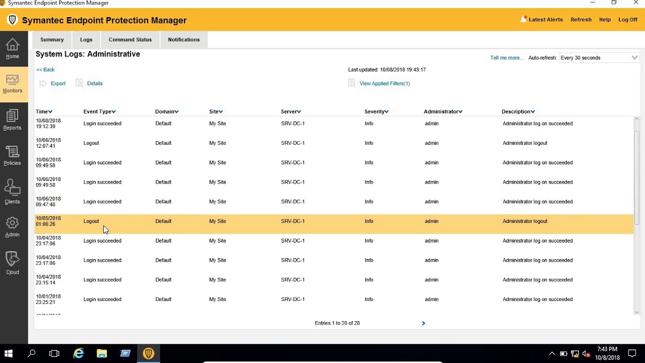 Symantec endpoint protection 14 logs location jhmzaer