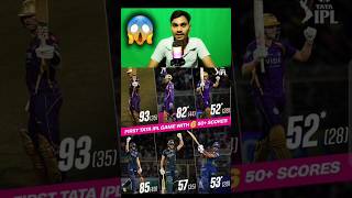 First Tata IPL Game With 6 Fifty Plus Score Kkr Vs Gt..😱😱