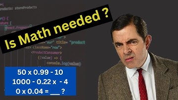 Do you Need Math for Programming ?