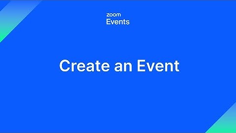 Create an Event