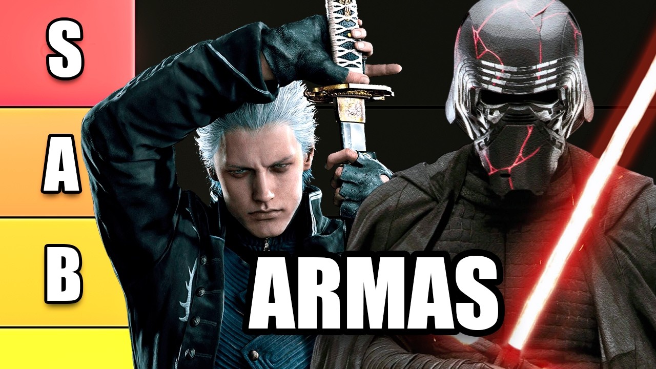 TIER LIST DE LAS ARMAS MÁS PODEROSAS DE LA FICCIÓN