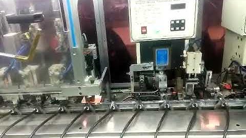 automatic US power plug crimping machine assembly line
