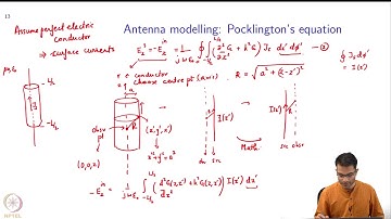 Applications of Computational Electromagnetics : Antennas - Pocklington’s Integral Equation - Part 2