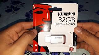 Kingston DT50 Unboxing and Speed Test - 32GB USB 3.0 Flash Drive