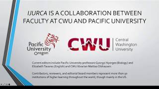 International Journal of Undergraduate Research & Creative Activities