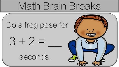 Math Brain Break! Kindergarten Math Game! (K.OA.A.5)