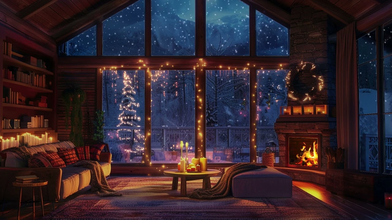 Soothing Fireplace Soundscape 🔥24 Hours of Crackling Fire and Burning Logs