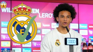 OFFICIEL ! LEROY SANÉ AU REAL MADRID C'EST BOUCLÉ !!  ACTUALITÉS REAL MADRID