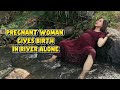 Pregnant single mother gives birth alone in river - pregnant movie scene