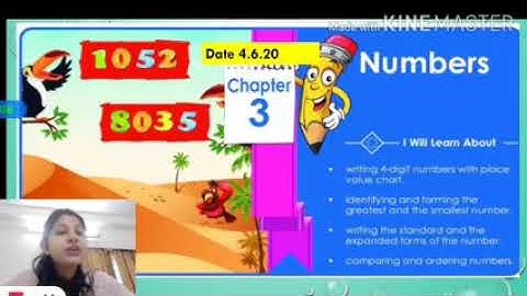 Numbers ll class 3B ll 4jun @SFS Narengi