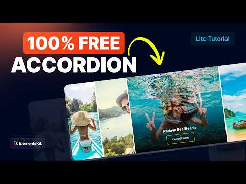 Image Accordion Widget for Elementor | Elementskit | All-in-one addons for Elementor | Wpmet