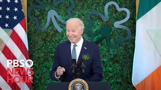 WATCH: Biden and Irish prime minister speak at White House celebration of St. Patrick's Day