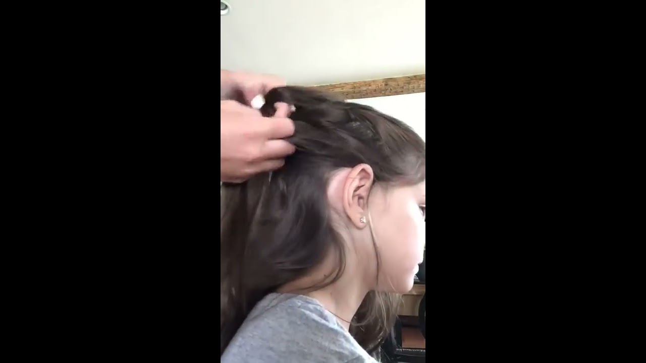 How to do a french braid { First video }
