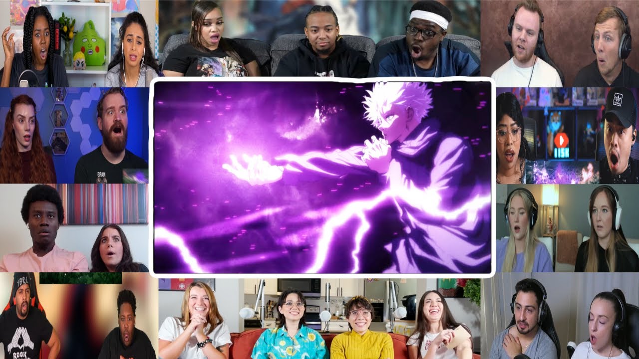 Gojo Uses Hollow Purple and Yuji x Todo Team-Up Scene - Jujutsu Kaisen S1 Ep20 | Reaction Mashup