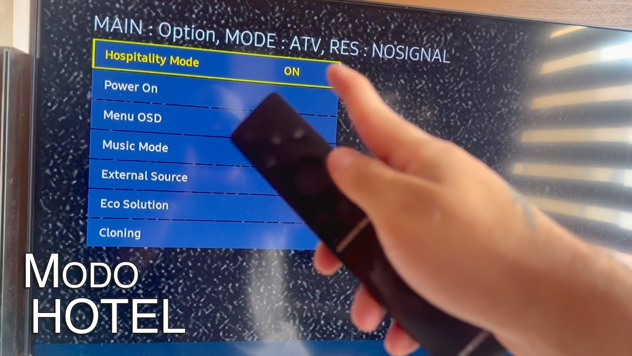 SOLUCIÓN: Cómo Desactivar el Modo Hotel en Smart TV Samsung! (Modo hospitalidad)