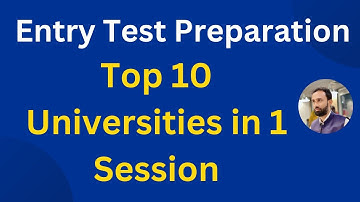 Entry Test Preparation Batch 01 NUST NET 1/ ECAT/ NTS NAT/ FAST/ PIEAS/ GIKI/ NED I NUST NET 1 Prep
