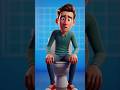How Squatty Potties Are Better For Pooping 🤔 #shorts #shortvideo #animation