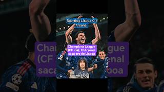 Triunfo de oro para el Arsenal. #championsleague #arsenal #sporting #lisboa #gunners #havertz