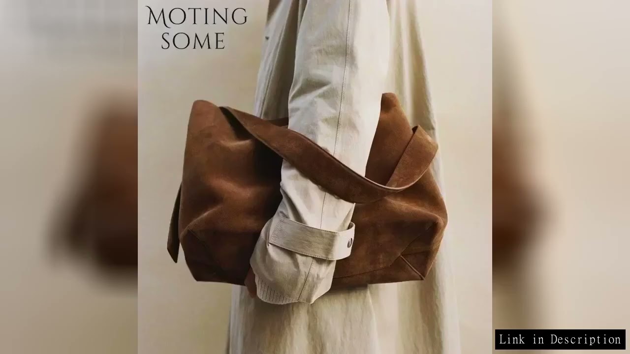 Motingsome Oversize Women Bag Luxury Suede Leather Winter Bags Frosted Cow Skin Handbag and Purses R