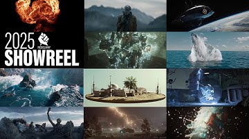 REBELWAY VFX REEL 2025 | Houdini FX, Nuke, Unreal-Engine, Python And Machine Learning Courses
