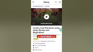 Create a Low Poly Game using Unity, Blender and MagicaVoxel