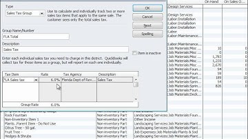 QuickBooks Training Videos: Create a Sales Tax Group