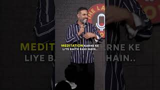 Meditation 🧘‍♂️= Overthinking  || Pritish Narula #standup #punjabicomedy