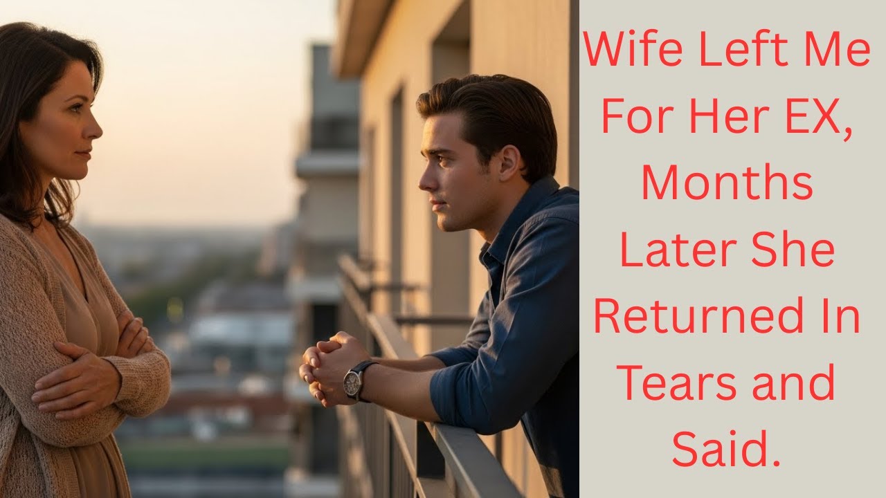 Wife Left Me For Her EX, Months Later She Returned In Tears and Said.