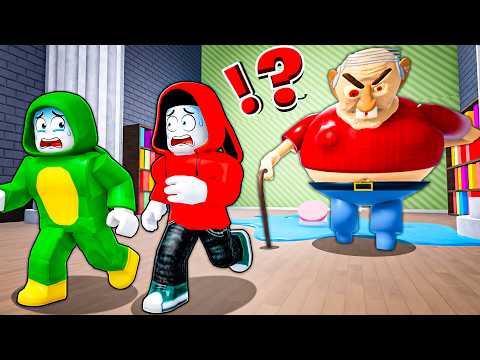 JJ AND MIKEY ESCAPE EVIL GRANDPA HOUSE?! (Maizen Roblox)