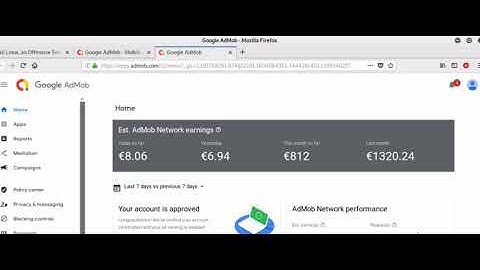 MY EARNINGS THIS MONTH IN ADMOB WITH THE SCRIPT WITH ZERO VPN OR BAN, MY CONTACT IN THE DESCRIPTION