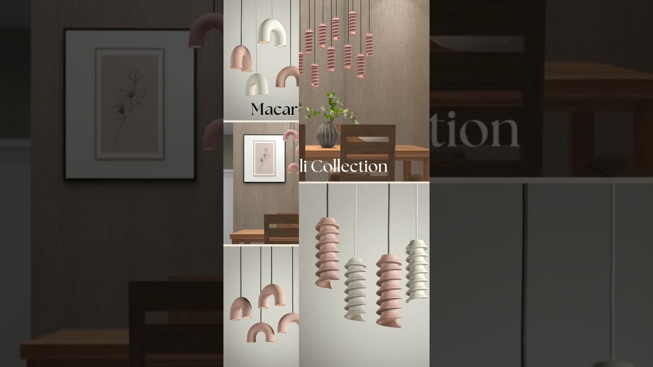 Introducing bespoke design of Horeca lighting - Cibo ((Pasta) series chandelier collection!