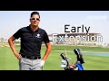 Eliminate early extension to improve your ball striking