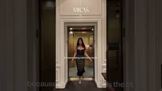 My black mesh dress will carry the vibe, even if he keeps it basic.#micasofficial #shorts #meshdress