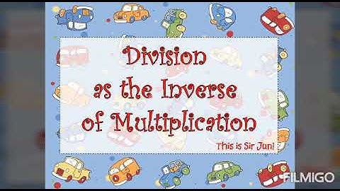 Division as the Inverse of Multiplication || Grade 1 Math Video