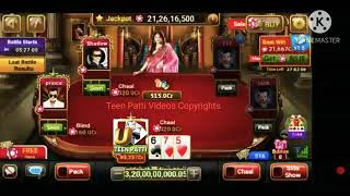 Ultimate teen Patti Big 5Cr Table 320Cr 640Cr Big Blind Ply Nd Win screenshot 3