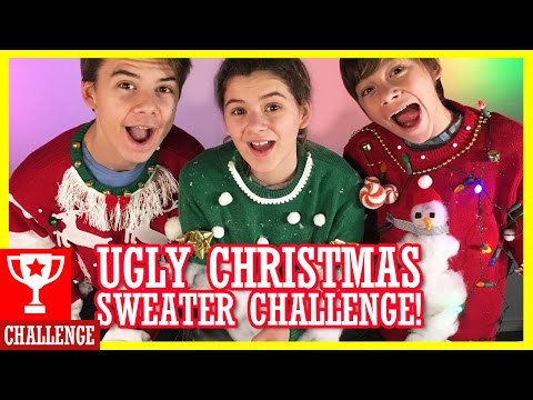 access youtube diy ugly christmas sweater kits
