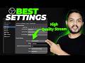 Best OBS Studio Settings for STREAMING in 2026 (Advance)