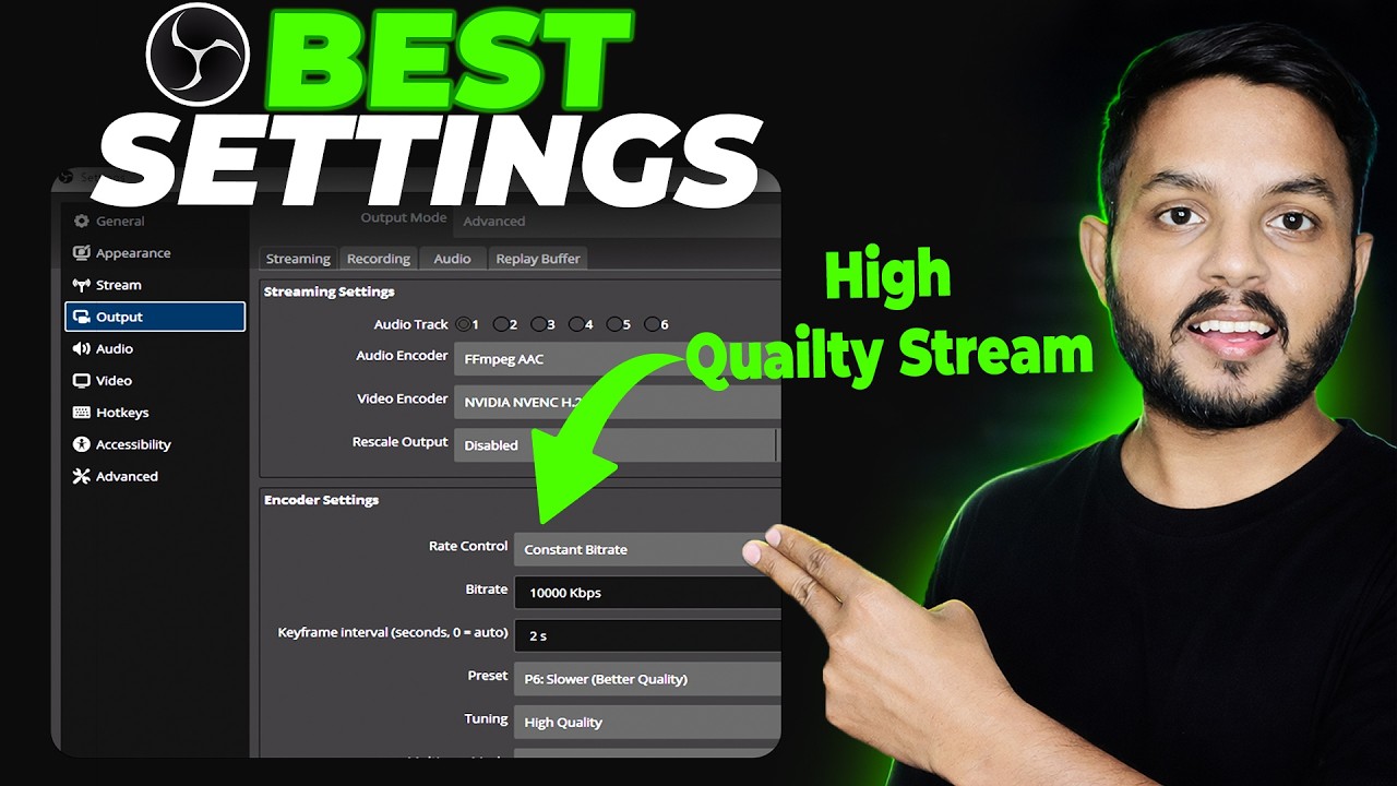 Streaming Settings Best OBS Studio Settings for STREAMING in 2026 (Advance) - YouTube