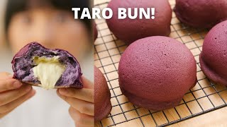 Soft & fluffy! TARO BUN!