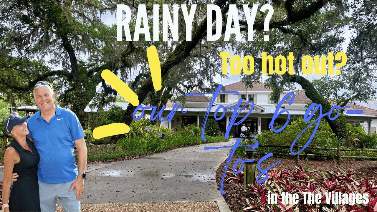 Don't Stay Home!  6 Villages Recreation Centers You'll Love Rain or Shine!