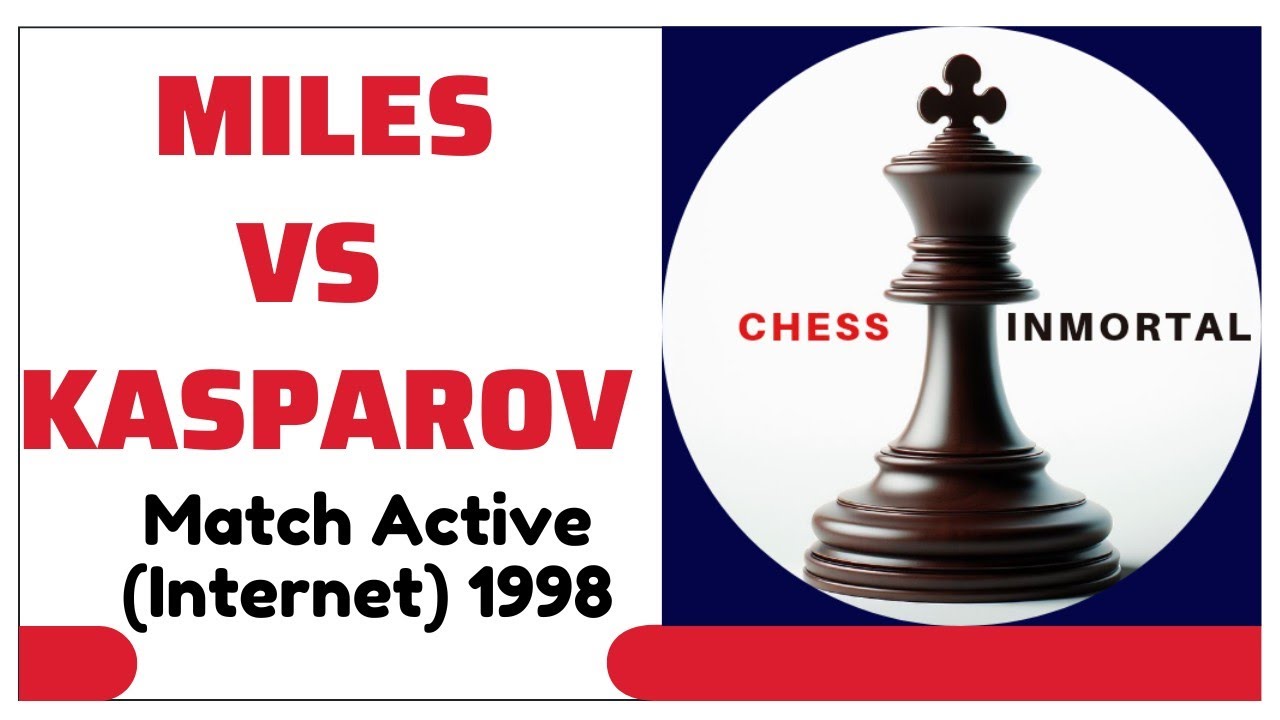 Anthony Miles vs Garry Kasparov. Match Active (Internet) 1998.